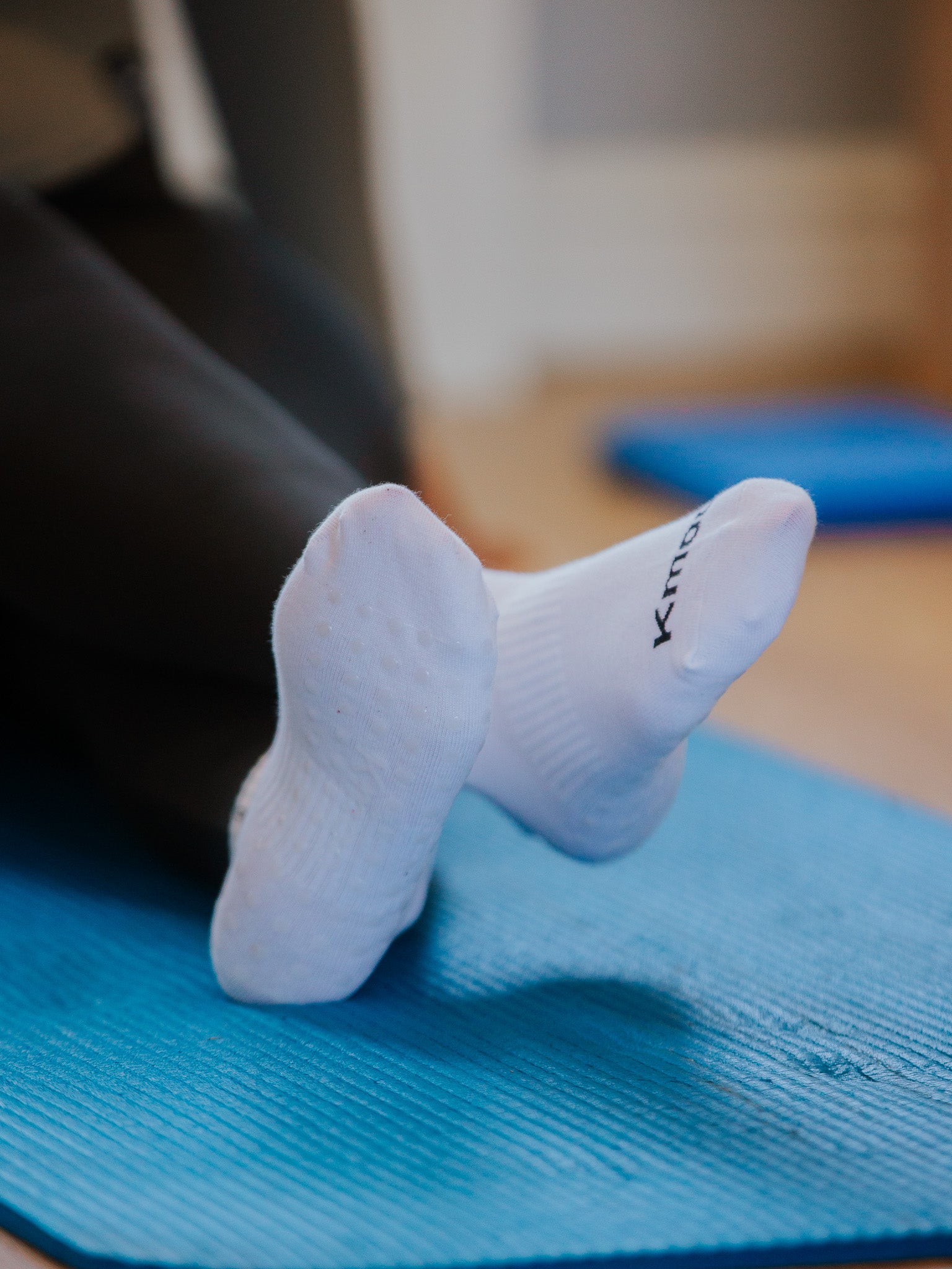 White Yoga Socks | Non-Slip Trainer