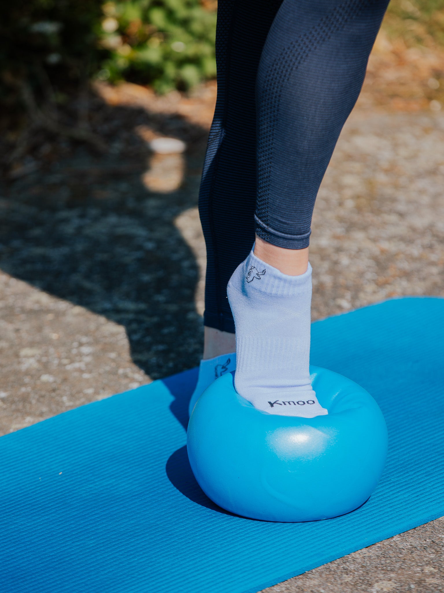 Purple Yoga Socks | Non-Slip Trainer