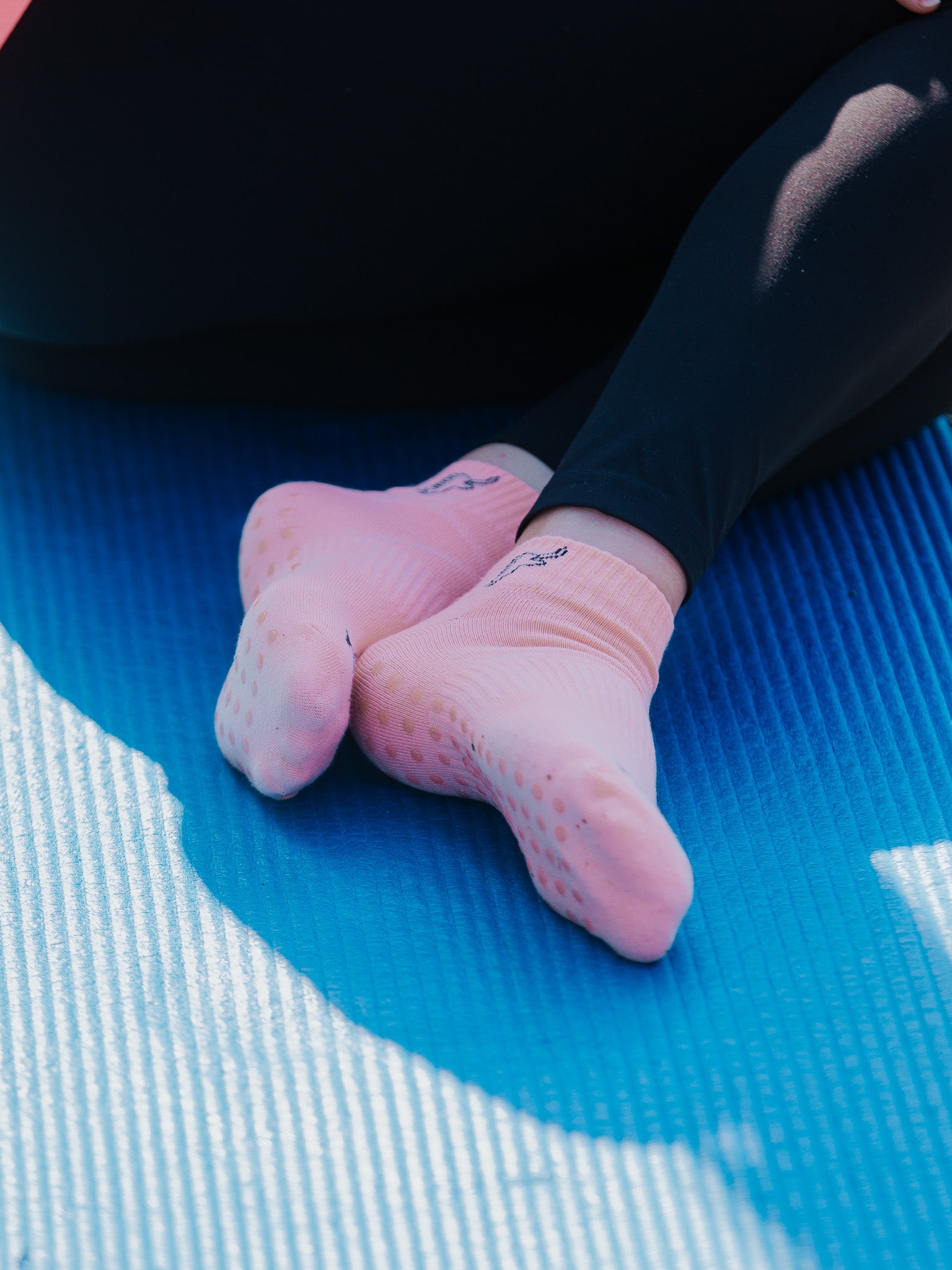 Peach Yoga Socks | Non-Slip Trainer