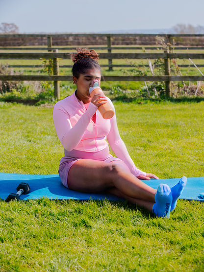 Blue Trainer Socks | Ankle