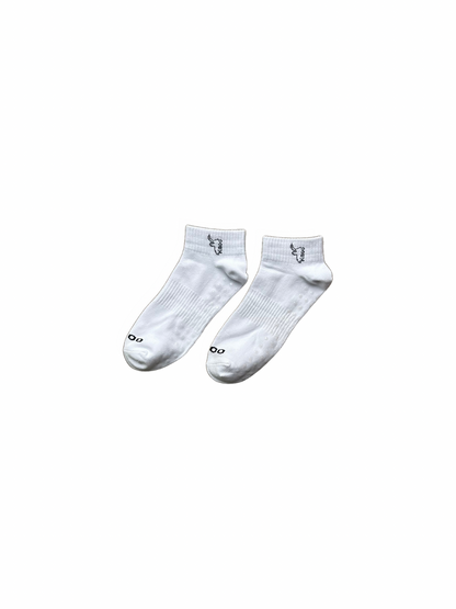 White Yoga Socks | Non-Slip Trainer